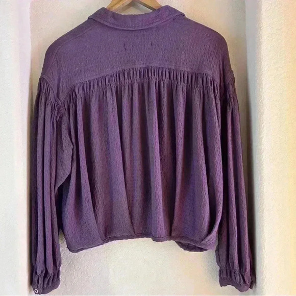 Free People We The Free Rockaway Solid Long Sleeve Top - Picture 3 of 5